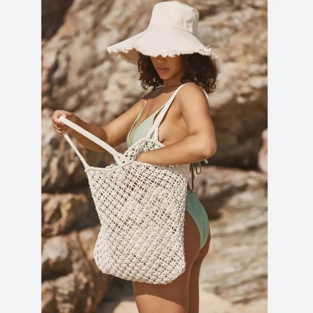 The Beach People Macrame Tote Bag